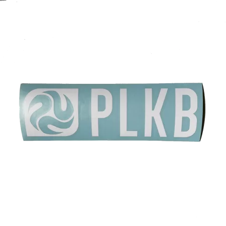 PLKB Sticker 21x7cm white (cut tekst)